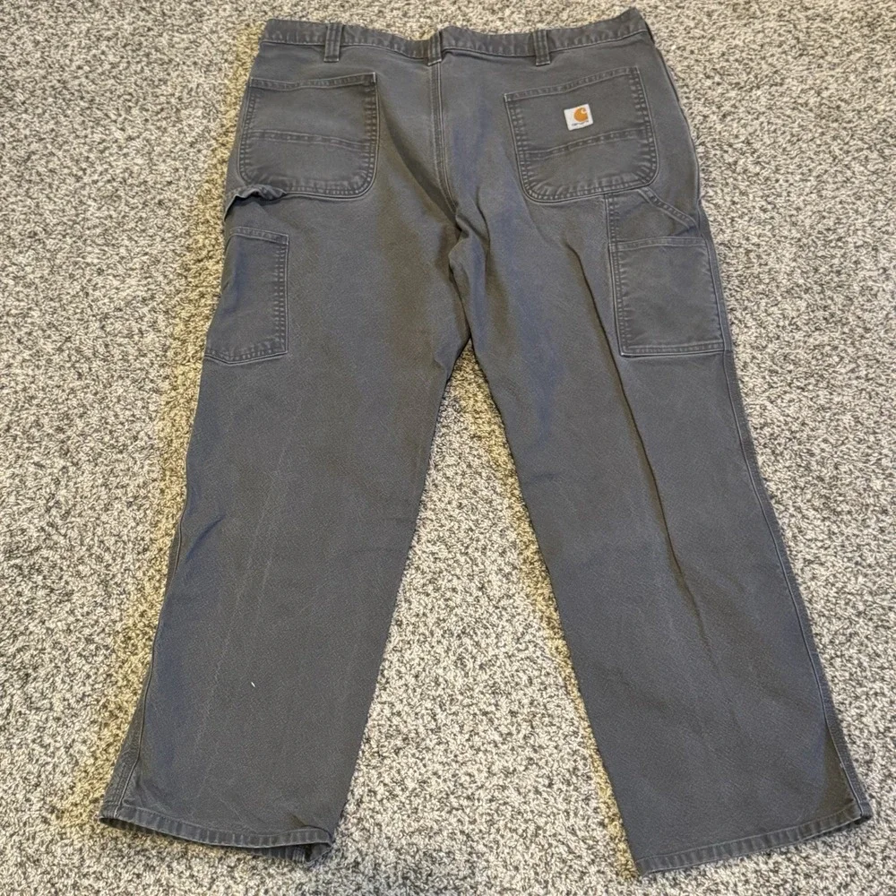 Carhartt Rugged Flex Relaxed Fit Duck Utility Gray Work Pants Men's 40x30